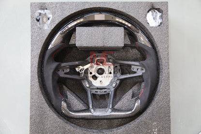 MC MAX CARBON Performance Dry Carbon Smart Steering Wheel LED Sport for Audi R8 4S