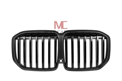 MC MAX CARBON Dry Carbon Performance Grille Grill Replacement for BMW X7 G07