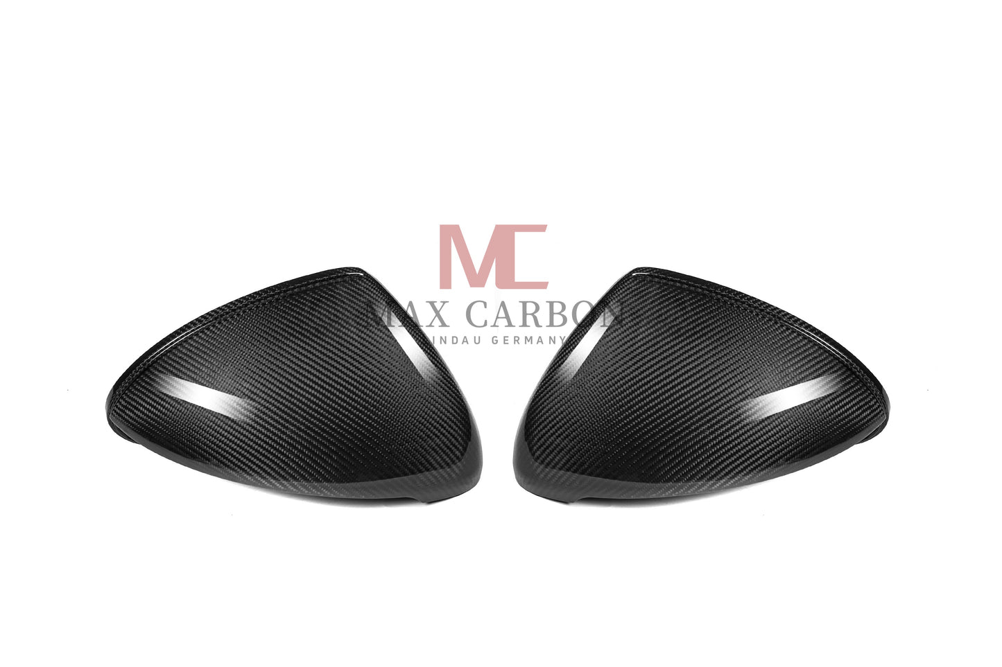 Coques de rétroviseurs de rechange MC Performance MAX CARBON pour Porsche Cayenne 958.2 92A de 2014 à 2017 