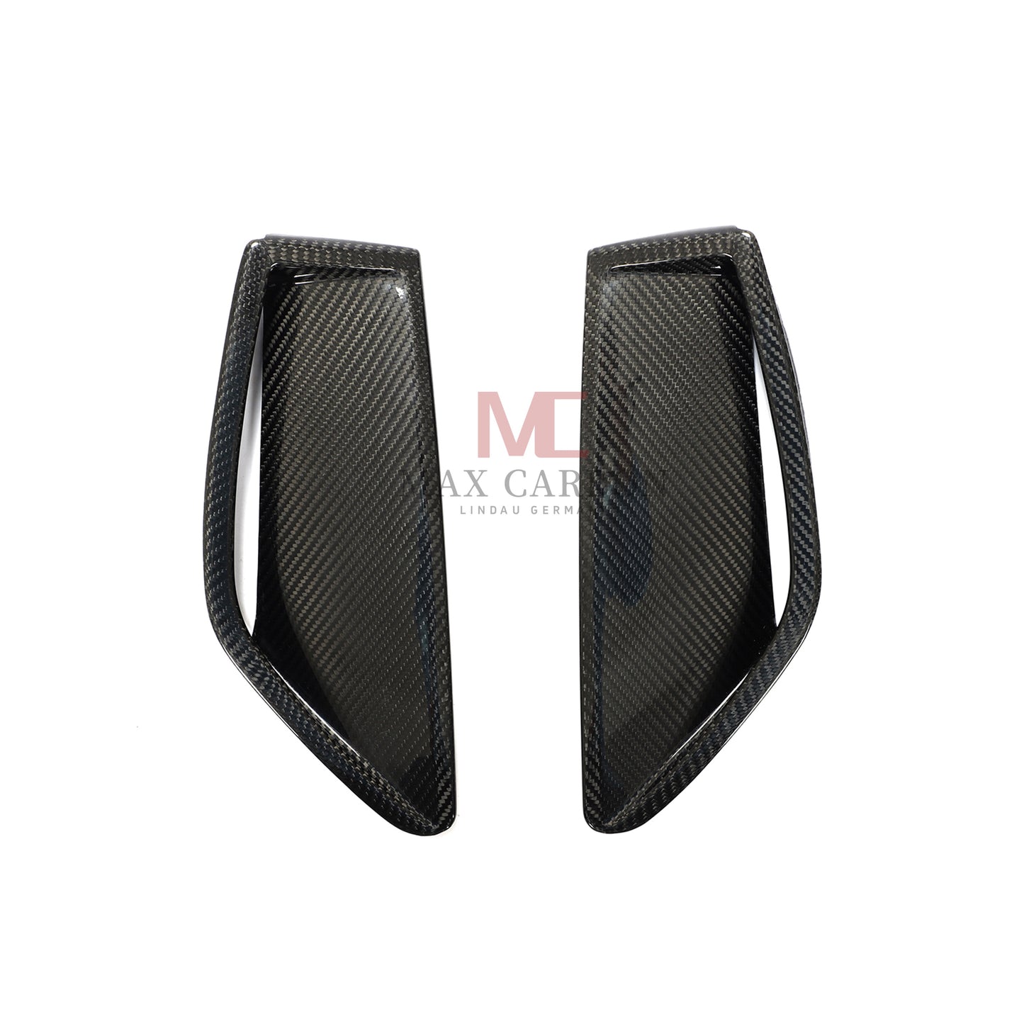 MC MAX CARBON Performance Fiber Front Bumper Scoop Trims for Audi RS6 Avant Wagon 