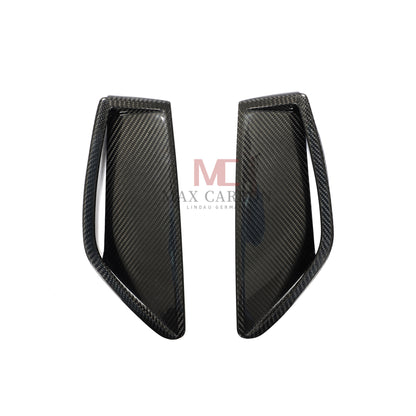 MC MAX CARBON Performance Fiber Front Bumper Scoop Trims for Audi RS6 Avant Wagon 