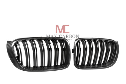 MC MAX CARBON Performance Grille Grill Replacement for BMW X3 LCI F25 X4 F26 