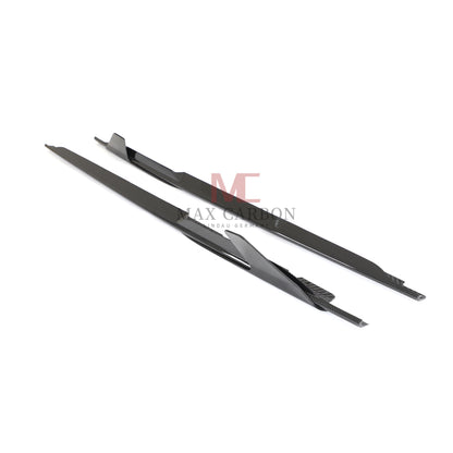 Bavettes de jupe latérale MC MAX CARBON DRY CARBON Performance sur mesure pour Audi R8 4S 