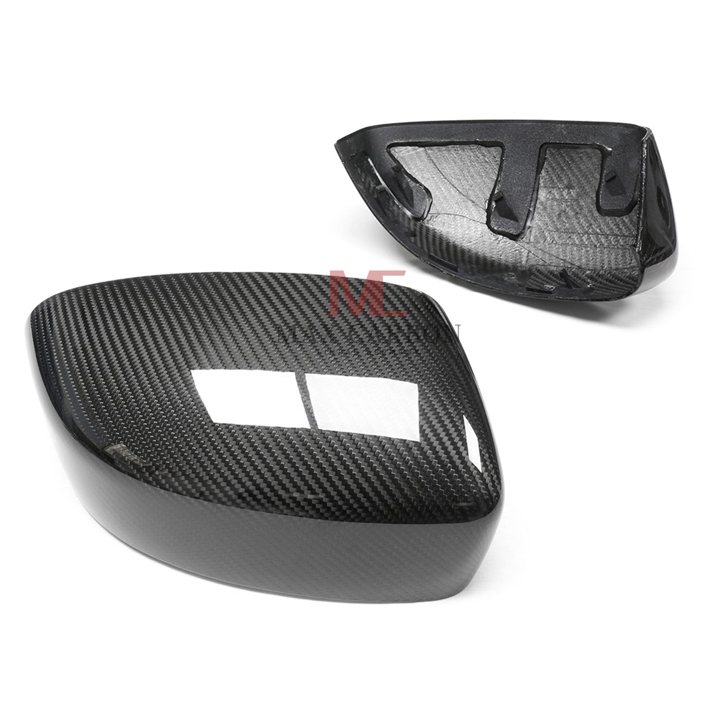 MC MAX CARBON Performance Ersatz Spiegelkappen Mirror Caps für Maserati Levante M161 GT GTS Trofeo Modena