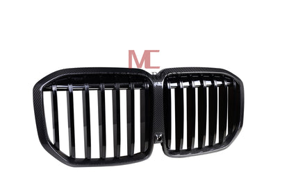 MC MAX CARBON Dry Carbon Performance Grille Grill Replacement for BMW X7 G07