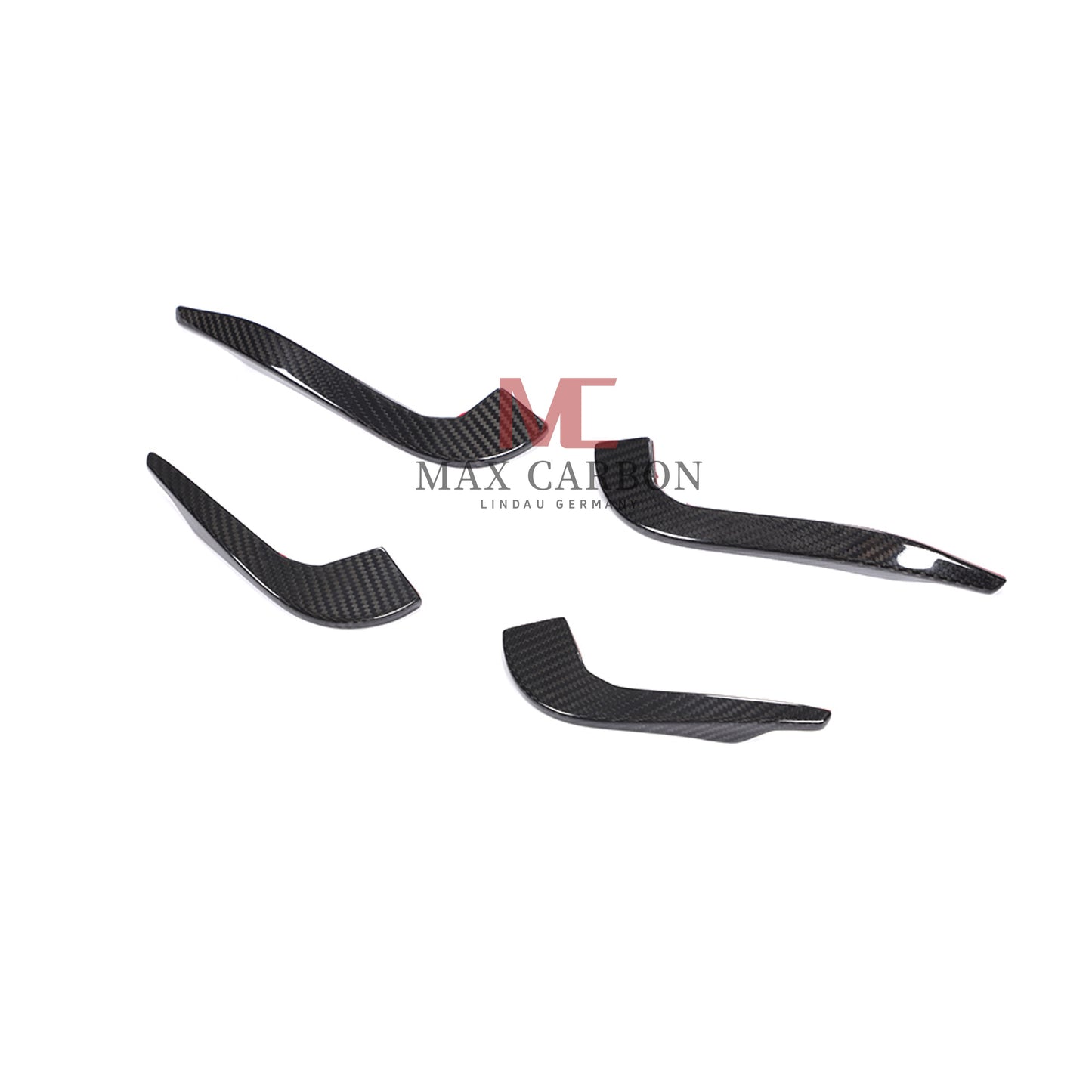 MC Performance Dry Carbon AERO FLICKER Flaps Front canards attachment for AUDI RS3 8V 