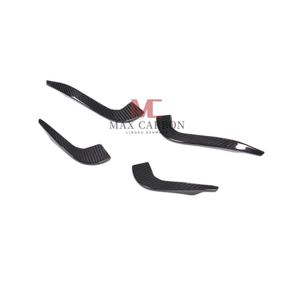 MC Performance Dry Carbon AERO FLICKER Flaps Front canards attachment for AUDI RS3 8V 