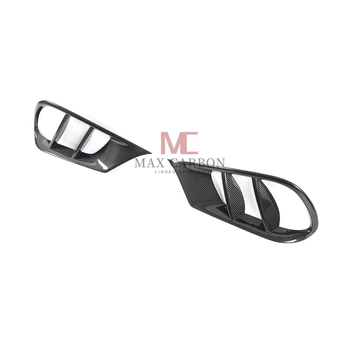 MC Performance for Mercedes Benz E Class W212 S212 Carbon Fiber Front Bumper Vent Trims