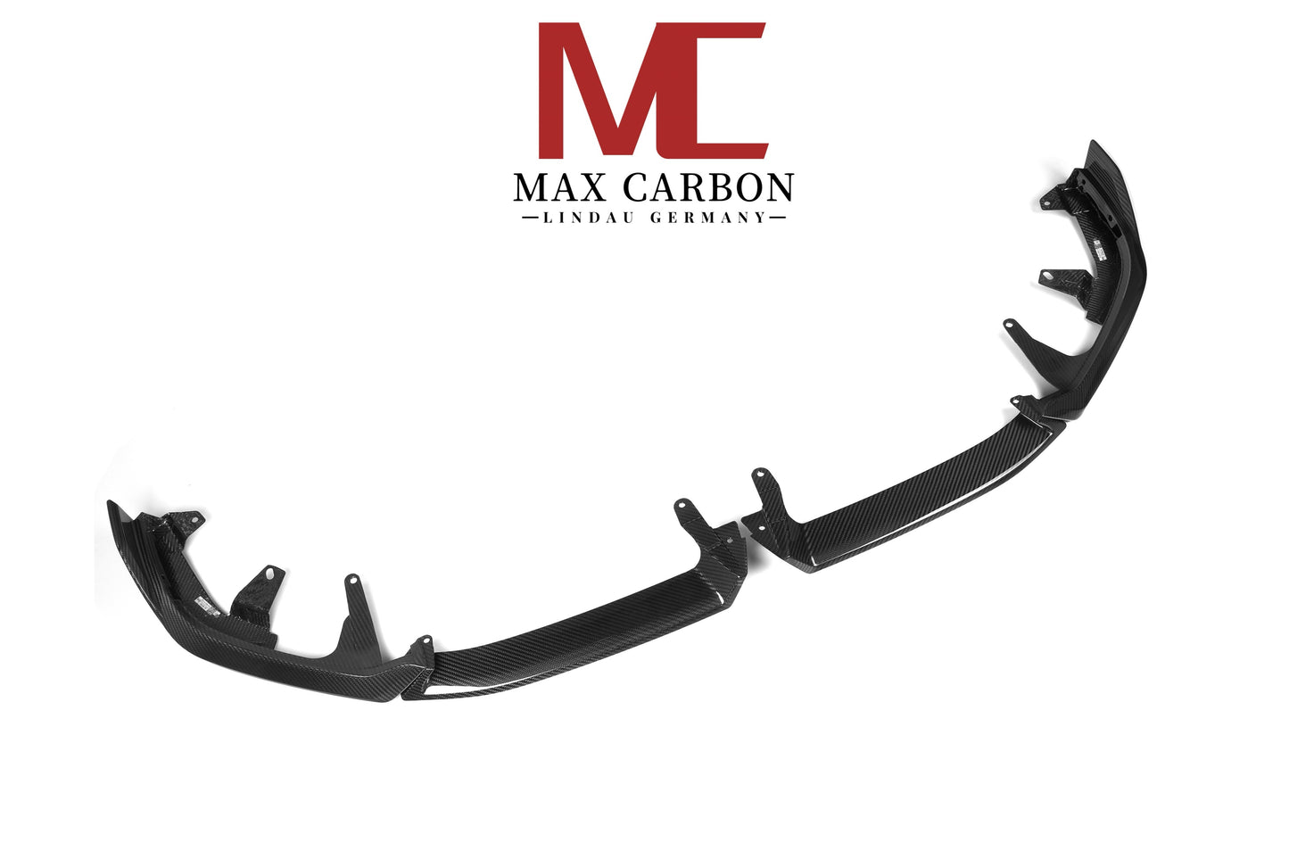 Fixation avant de lèvre avant préimprégnée de carbone sec MC MAX CARBON pour BMW série 5 G60 G61