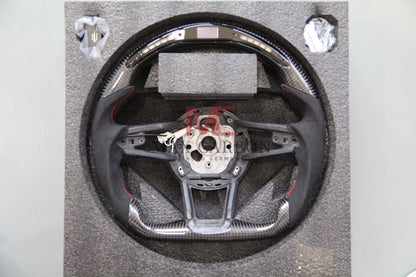 MC MAX CARBON Performance Dry Carbon Smart Steering Wheel LED Sport for Audi R8 4S
