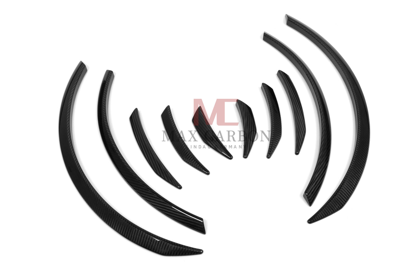 Enjoliveurs de préparation de passage de roue MC MAX CARBON Performance Dry Carbon pour BMW Série 4 G26 tous modèles 