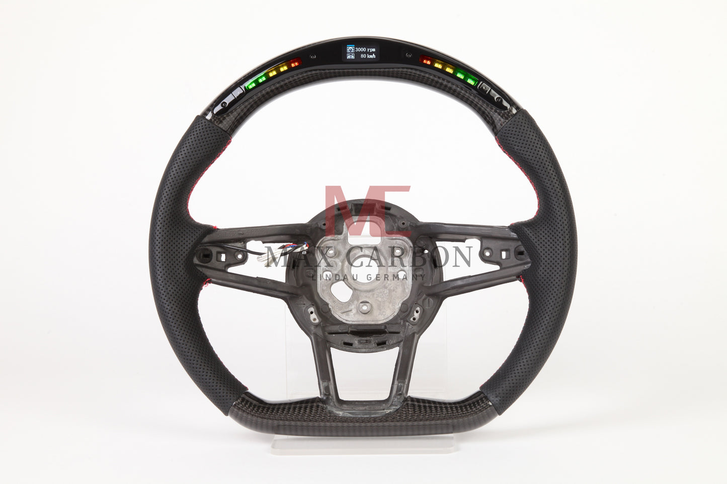 MC MAX CARBON Performance Dry Carbon Smart Steering Wheel LED Sport for Audi R8 4S