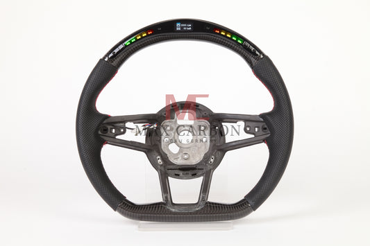 MC MAX CARBON Performance Dry Carbon Smart Steering Wheel LED Sport for Audi R8 4S