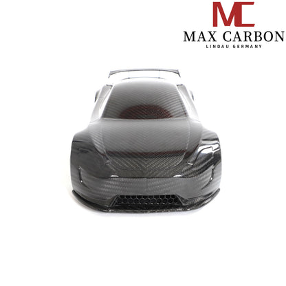 MAX CARBON Lifestyle Real Carbon Forged Carbon Hybrid Carbon Model Car made of Dry Carbon Prepreg 1:18 Sports Car Design Model Car