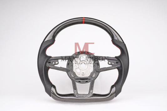 MC MAX CARBON Performance Dry Carbon High Gloss Steering Wheel Replacement for Audi R8 4S
