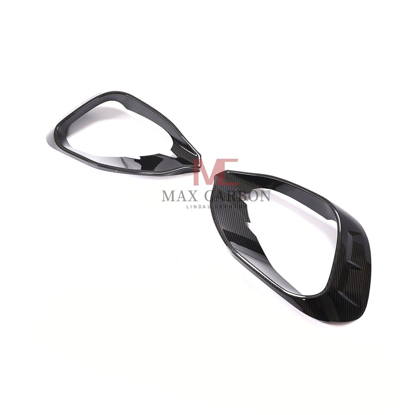 MC DRY Carbon Front Bumper Fog Light Cover Splitter Canard for Mercedes Benz GLA Class GLA250 Sport Utility 4-Door GLA45 GLA35 H247