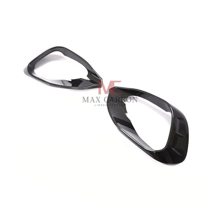 MC DRY Carbon Front Bumper Fog Light Cover Splitter Canard for Mercedes Benz GLA Class GLA250 Sport Utility 4-Door GLA45 GLA35 H247