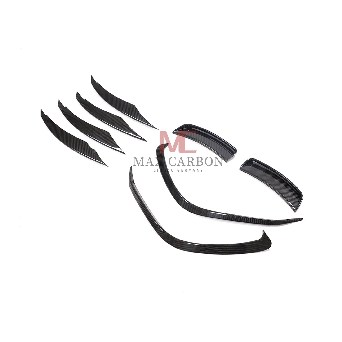 MC MAX CARBON Performance spoiler front lip spoiler for Mercedes Benz A Class W177 Sedan