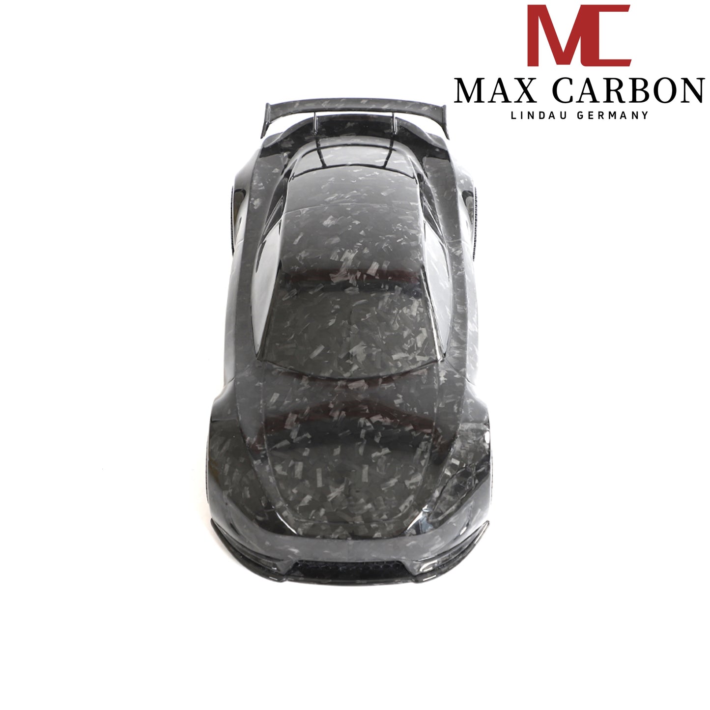 MAX CARBON Lifestyle Real Carbon Forged Carbon Hybrid Carbon Model Car made of Dry Carbon Prepreg 1:18 Sports Car Design Model Car