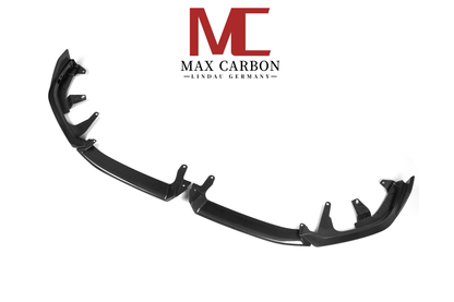 Fixation avant de lèvre avant préimprégnée de carbone sec MC MAX CARBON pour BMW série 5 G60 G61