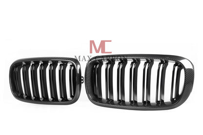 MC MAX CARBON Performance Grille Grill Replacement for BMW X5 F15 X6 F16 X5M F85 X6M F86