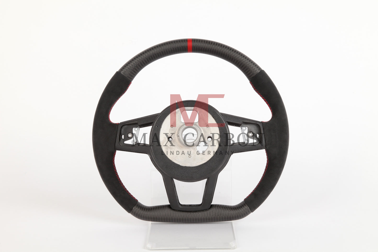 MC MAX CARBON Performance Dry Matt Carbon Steering Wheel with Clasp Replacement for Audi R8 4S