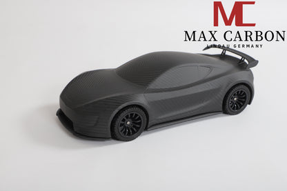 MAX CARBON Lifestyle Real Carbon Forged Carbon Hybrid Carbon Model Car made of Dry Carbon Prepreg 1:18 Sports Car Design Model Car