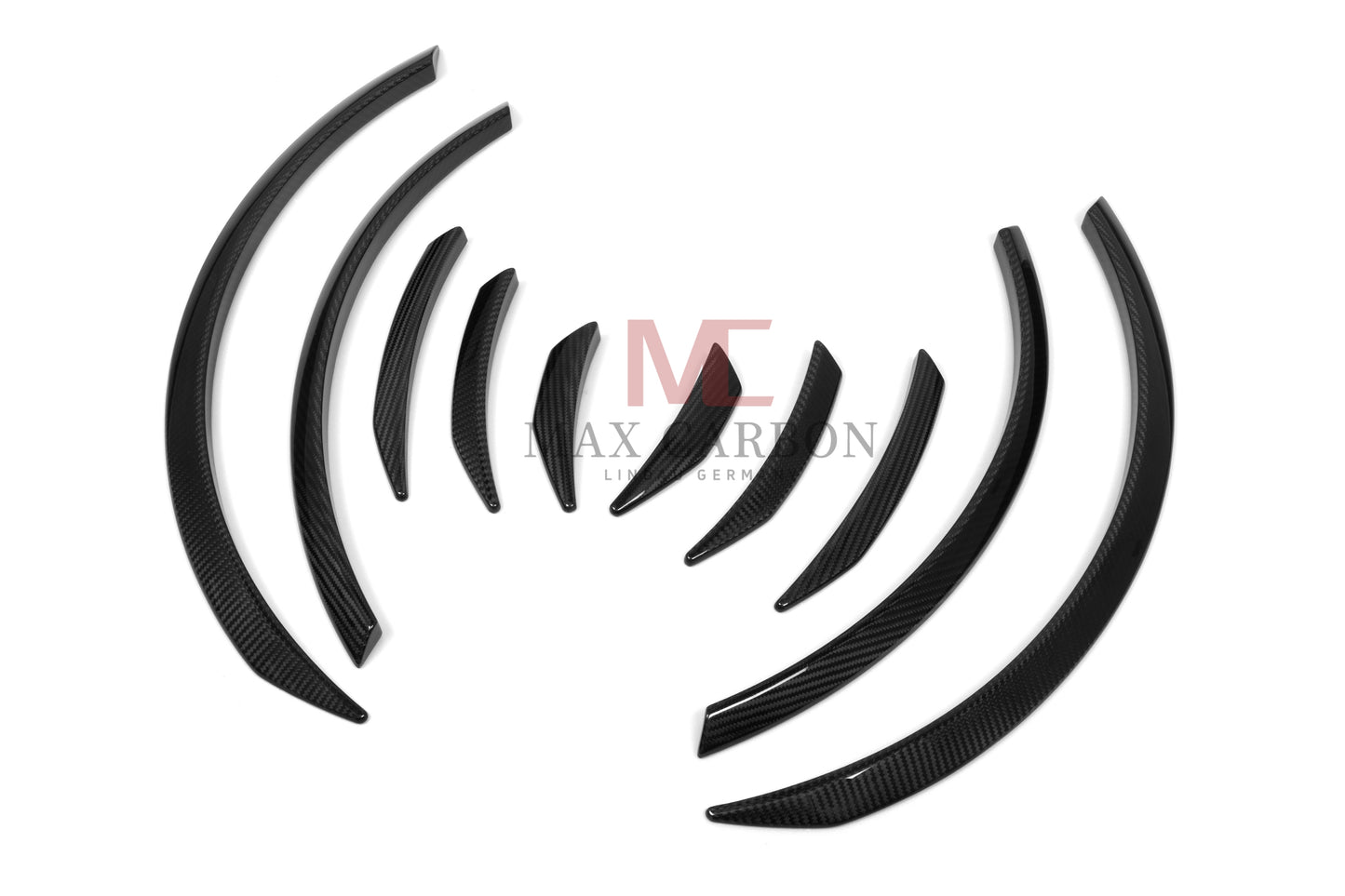 Enjoliveurs de préparation de passage de roue MC MAX CARBON Performance Dry Carbon pour BMW Série 4 G26 tous modèles 