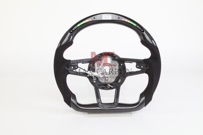 MC MAX CARBON Performance Dry Carbon Smart Steering Wheel LED Sport for Audi R8 4S