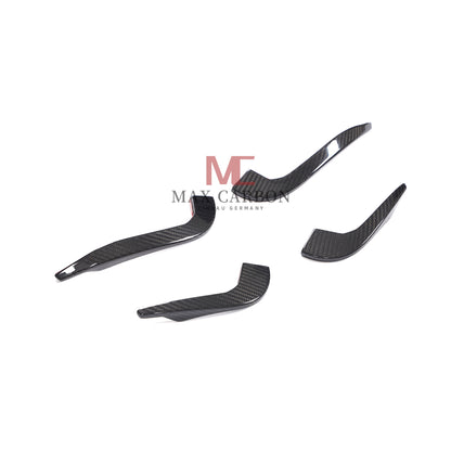 MC Performance Dry Carbon AERO FLICKER Flaps Front canards attachment for AUDI RS3 8V 