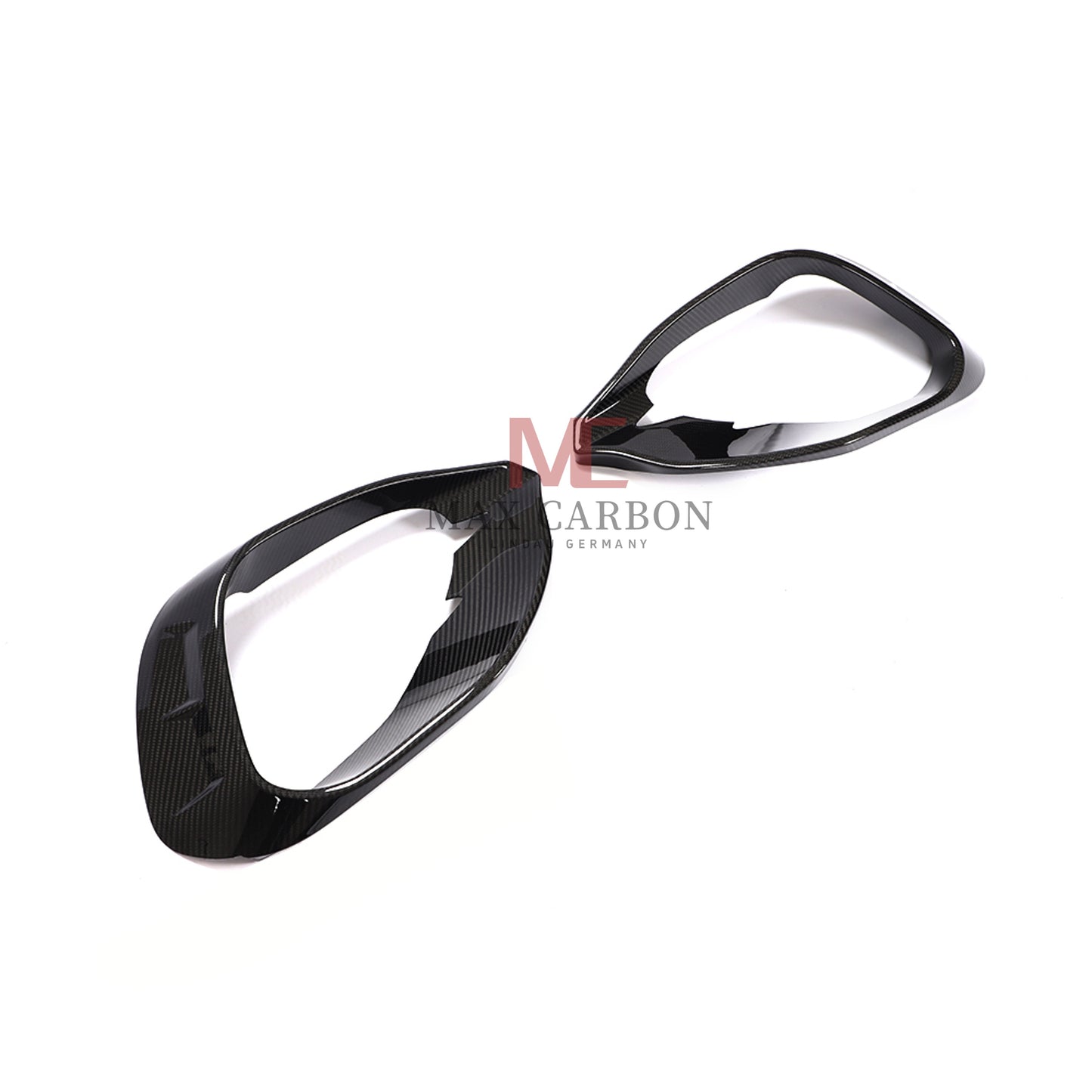 MC DRY Carbon Front Bumper Fog Light Cover Splitter Canard for Mercedes Benz GLA Class GLA250 Sport Utility 4-Door GLA45 GLA35 H247