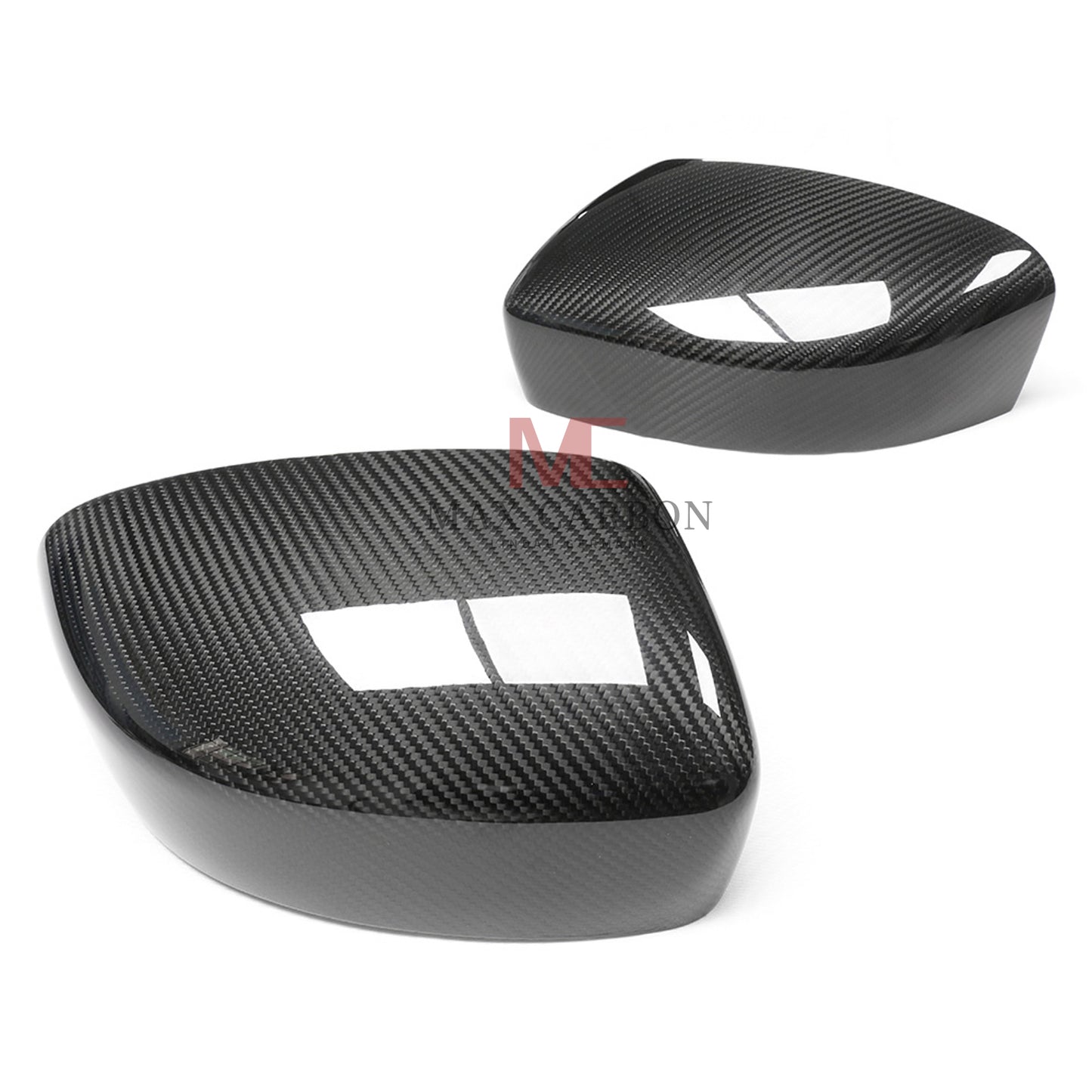 MC MAX CARBON Performance Ersatz Spiegelkappen Mirror Caps für Maserati Levante M161 GT GTS Trofeo Modena