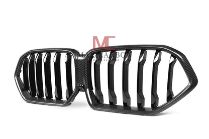 MC MAX CARBON Dry Carbon Performance Grille Grill Replacement for BMW X6 G06 X6M F96 