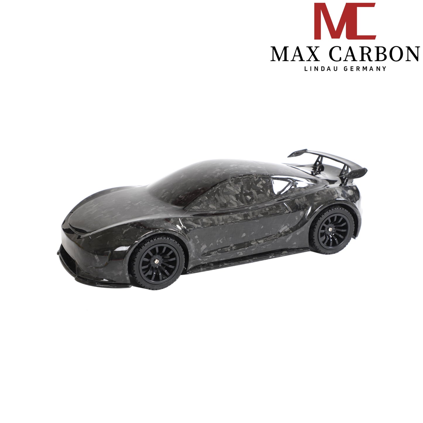 MAX CARBON Lifestyle Real Carbon Forged Carbon Hybrid Carbon Model Car made of Dry Carbon Prepreg 1:18 Sports Car Design Model Car