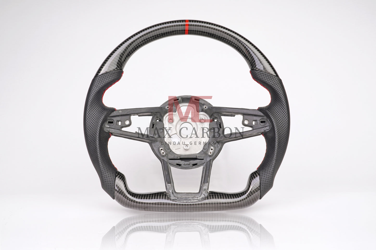 MC MAX CARBON Performance Volant de remplacement en carbone sec brillant pour Audi R8 4S