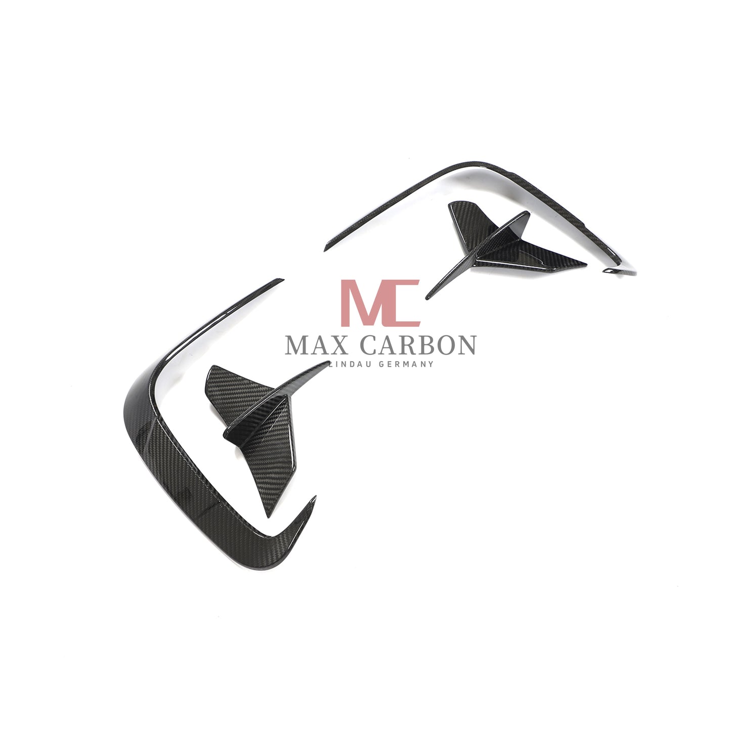 MC MAX CARBON DRY CARBON PREPREG rear panels AERO FLICKER for BMW G14 G15 M850i