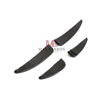 Canards MC MAX CARBON DRY CARBON Performance AERO FLICKER FLAPS sur mesure pour Audi R8 4S 