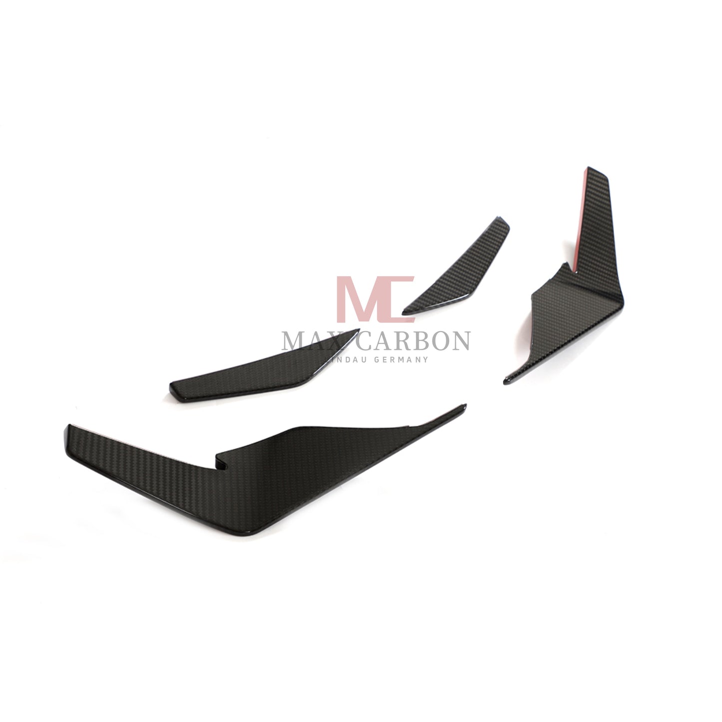 Canards MC MAX CARBON DRY CARBON Performance AERO FLICKER FLAPS sur mesure pour Audi R8 4S 
