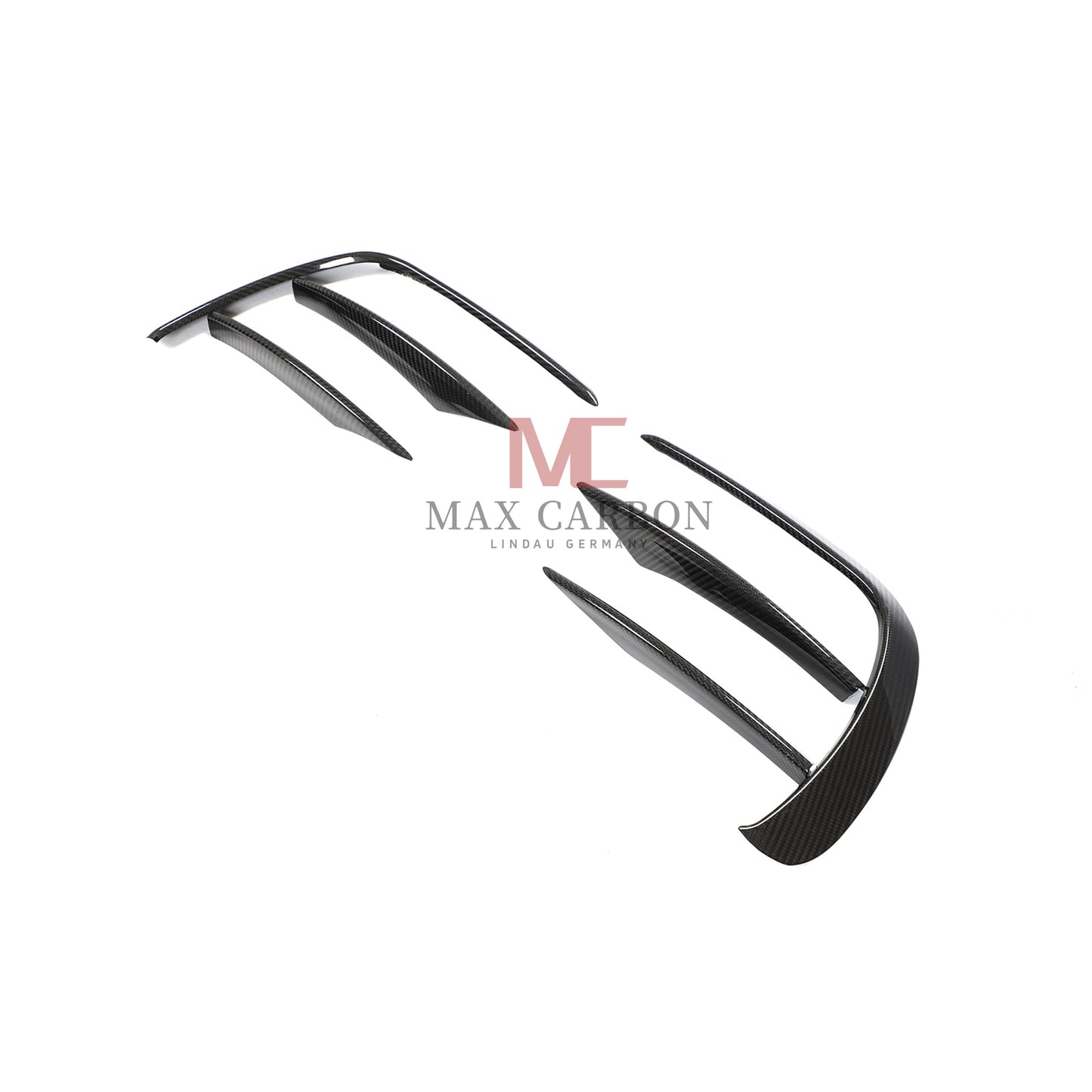 MC Performance 6PCS Carbon Front Bumper Canards for Mercedes Benz E Class W213 S213 E300 E350 E400 E450