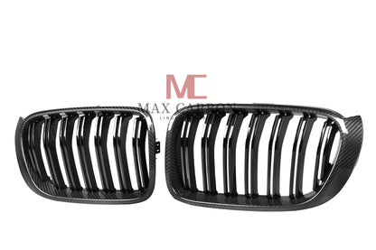 MC MAX CARBON Performance Grille Grill Replacement for BMW X3 LCI F25 X4 F26 
