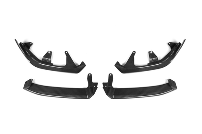 Fixation avant de lèvre avant préimprégnée de carbone sec MC MAX CARBON pour BMW série 5 G60 G61
