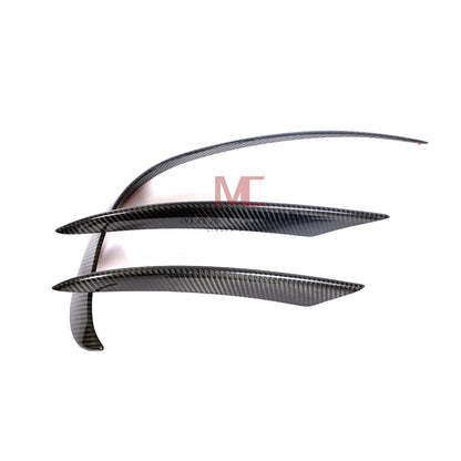 MC MAX CARBON Performance W205 C205 A205 S205 Front Bumper Canards for Mercedes Benz C Class Sport 