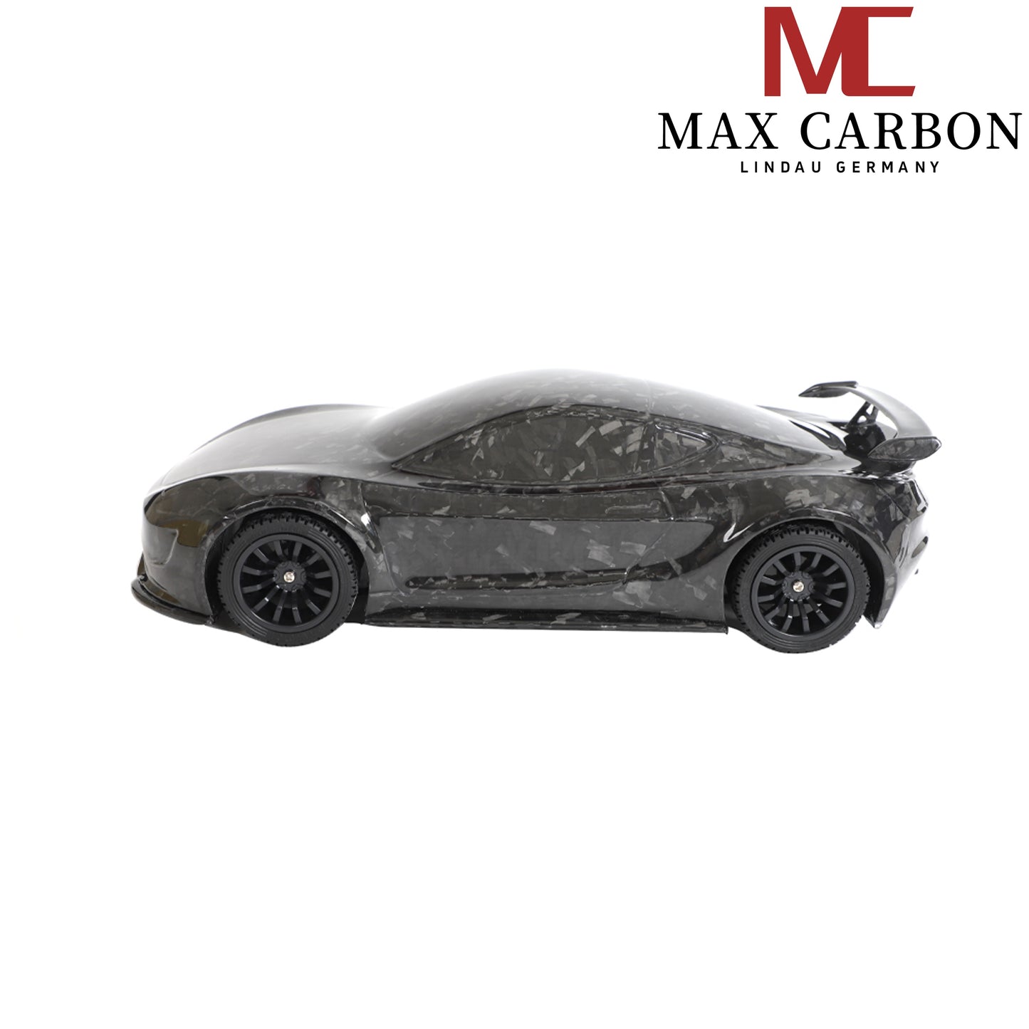 MAX CARBON Lifestyle Real Carbon Forged Carbon Hybrid Carbon Model Car made of Dry Carbon Prepreg 1:18 Sports Car Design Model Car