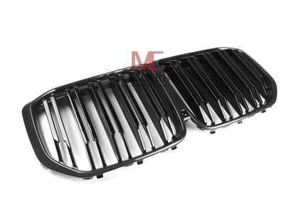 MC MAX CARBON Dry Carbon Performance Grille Grill Replacement for BMW X7 G07