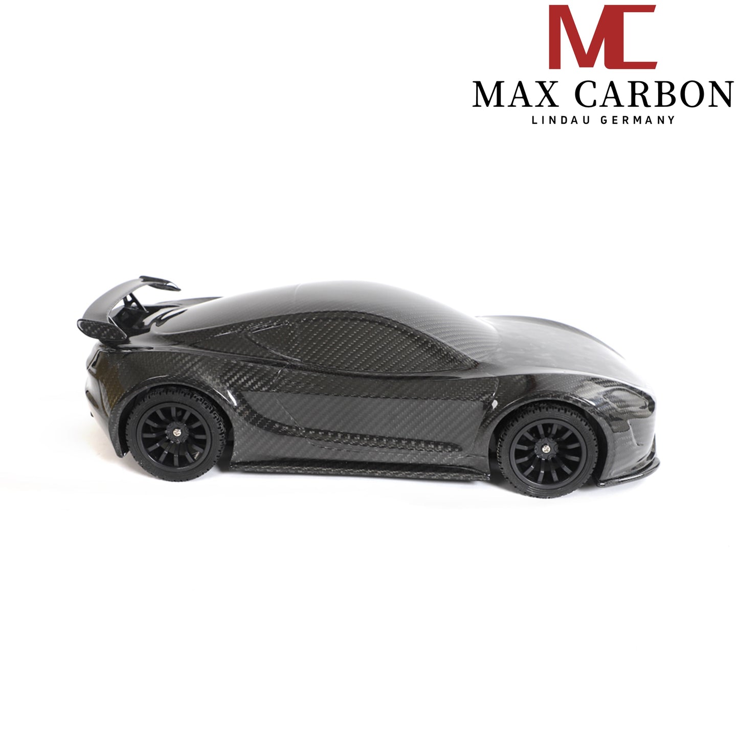 MAX CARBON Lifestyle Real Carbon Forged Carbon Hybrid Carbon Model Car made of Dry Carbon Prepreg 1:18 Sports Car Design Model Car