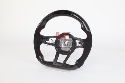 MC MAX CARBON Performance Dry Carbon Smart Steering Wheel LED Sport for Audi R8 4S