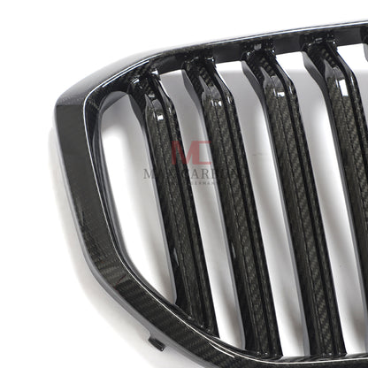 MC MAX CARBON Dry Carbon Performance Grille Grill Replacement for BMW X5 X5M G05 F95 before LCI 