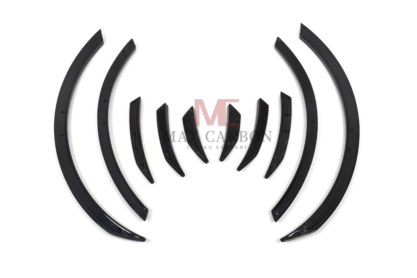 Enjoliveurs de préparation de passage de roue MC MAX CARBON Performance Dry Carbon pour BMW Série 4 G26 tous modèles 