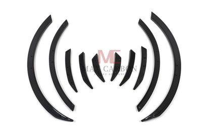 Enjoliveurs de préparation de passage de roue MC MAX CARBON Performance Dry Carbon pour BMW Série 4 G26 tous modèles 