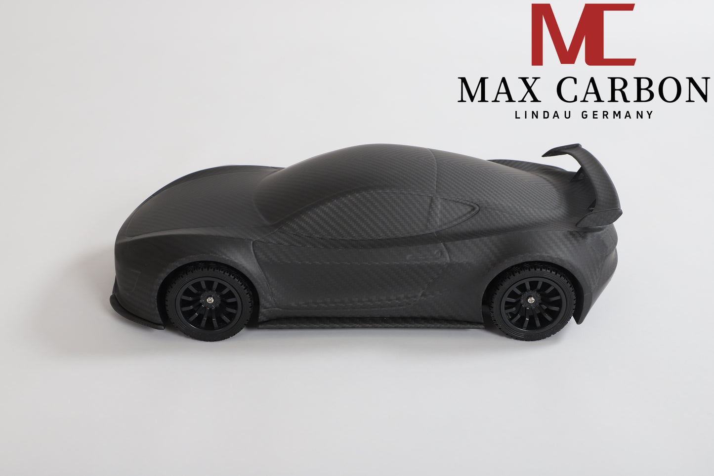 MAX CARBON Lifestyle Real Carbon Forged Carbon Hybrid Carbon Model Car made of Dry Carbon Prepreg 1:18 Sports Car Design Model Car